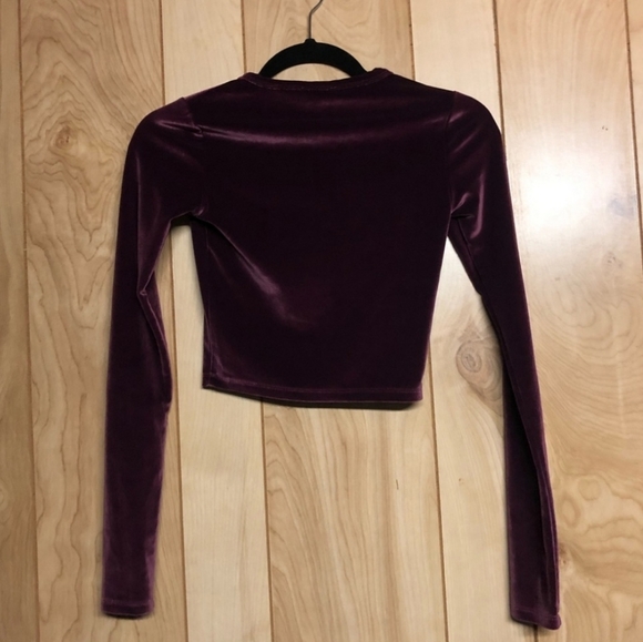 Wilfred Free Velvet Long Sleeve Crop - Picture 5 of 5